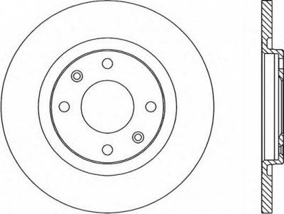OPEN PARTS bdr171710 -  Тормозной диск